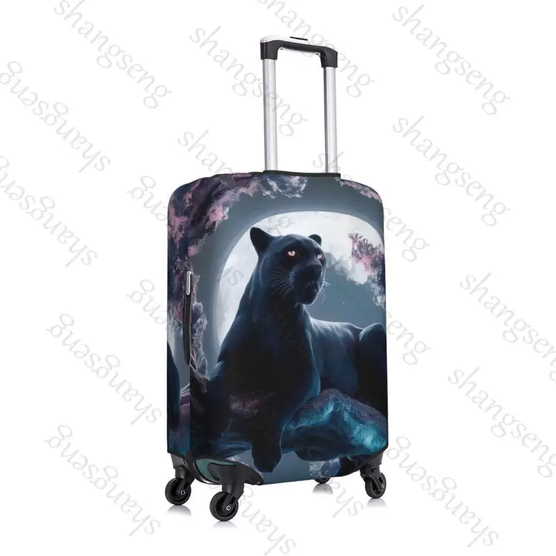 Black panther ferocious animal Thicken Luggage Cover Elasticity Trolley dust cover Suitcase Protection Cover Suitcase Case 2