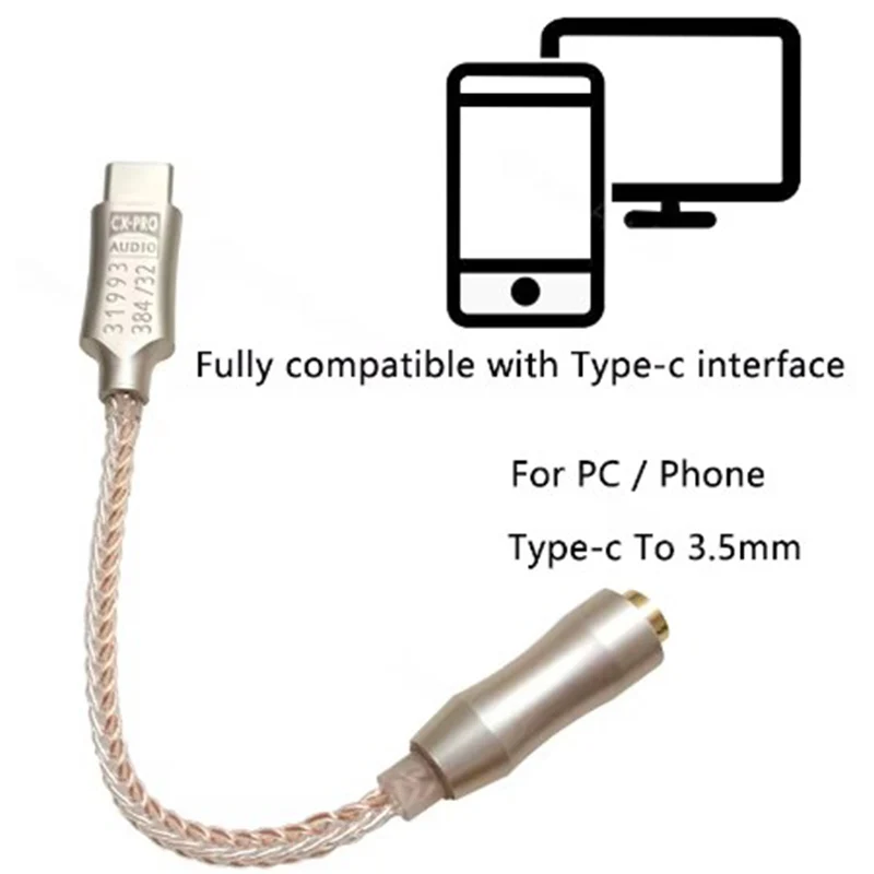Headphone Amplifier GraveAudio DA06 CX31993 HiFi USB DAC Type C To 3.5mm Audio Decoder IEM AMP Mobile Phone Adapter