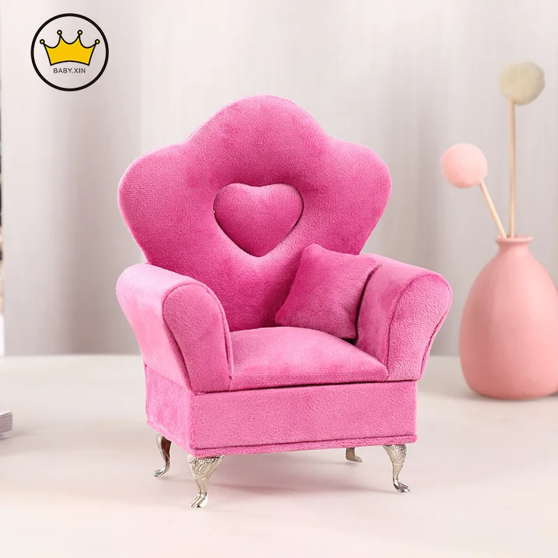 VelvetSofaJewelryBoxRingNecklaceSmallItemsStorageNordicStyle