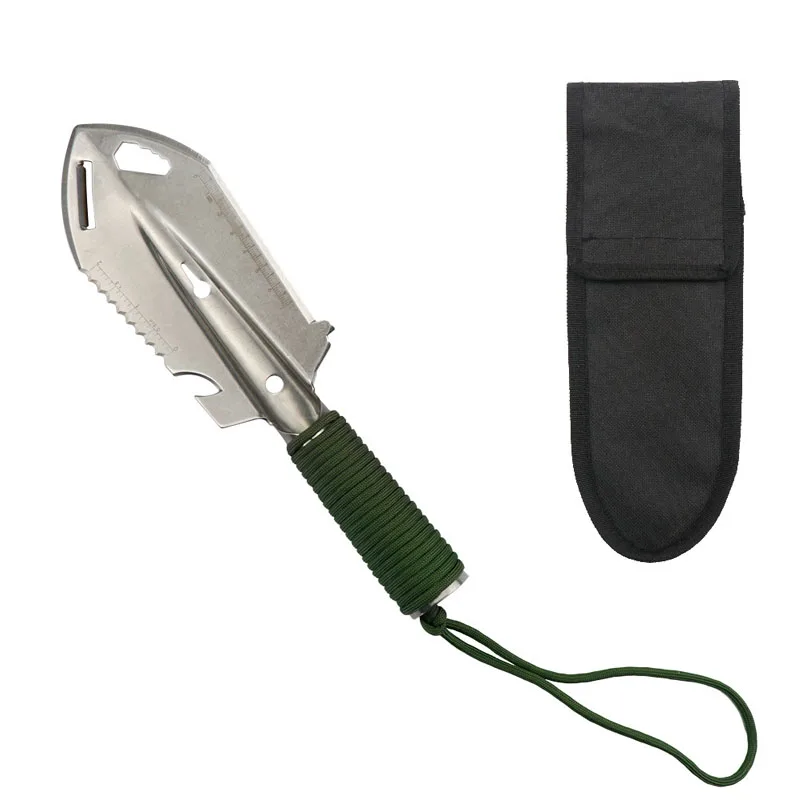

Camping Tactical Small Hand Shovel Outdoor Camping Military Shovel Stainless Steel Small Shovel Multifunctional Survival Tools
