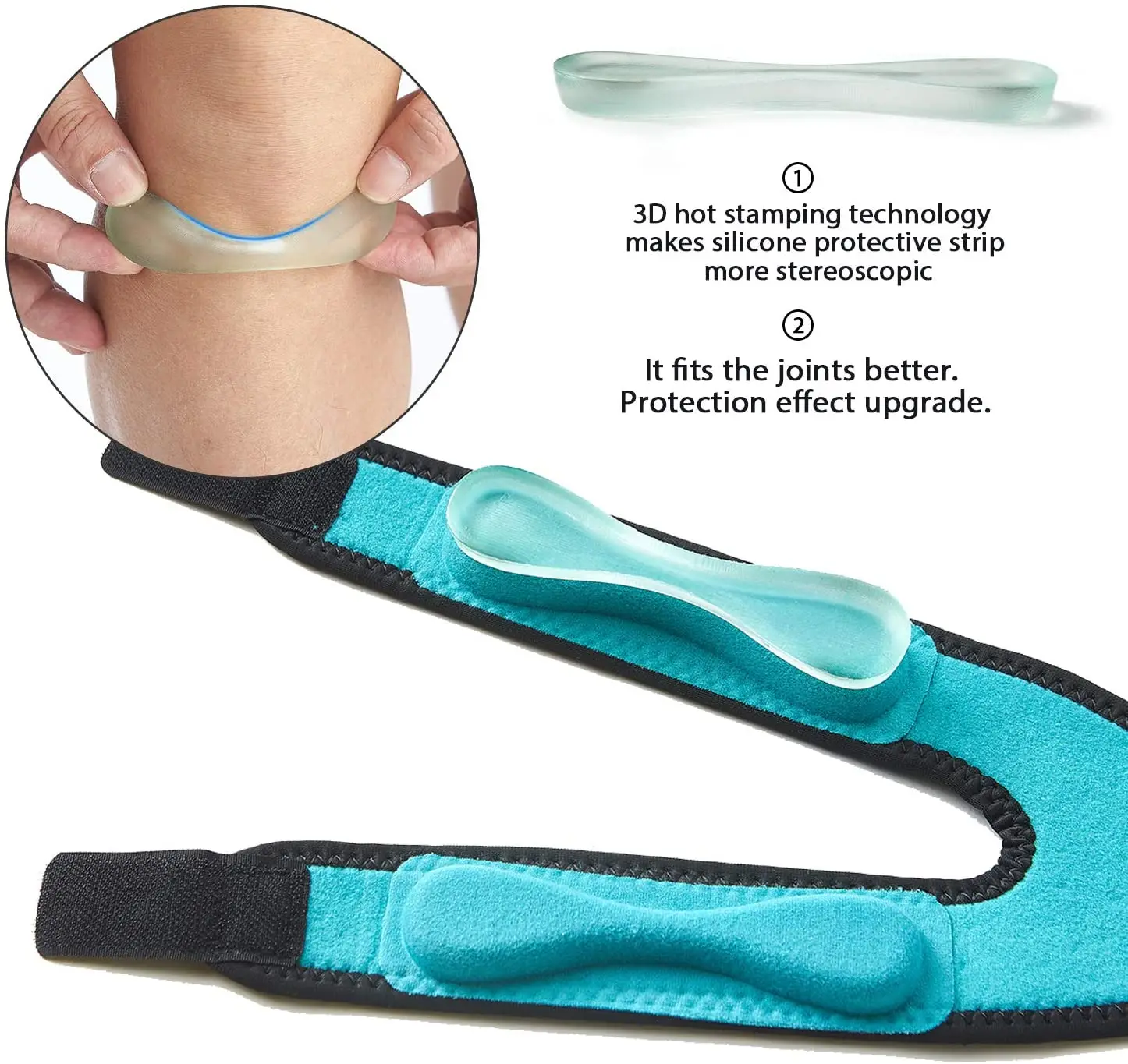 Patella Knee Strap Adjustable Knee Brace Support for Men Women Joint Pain Relief Patella Stabilizer Running Riding Hiking knee support