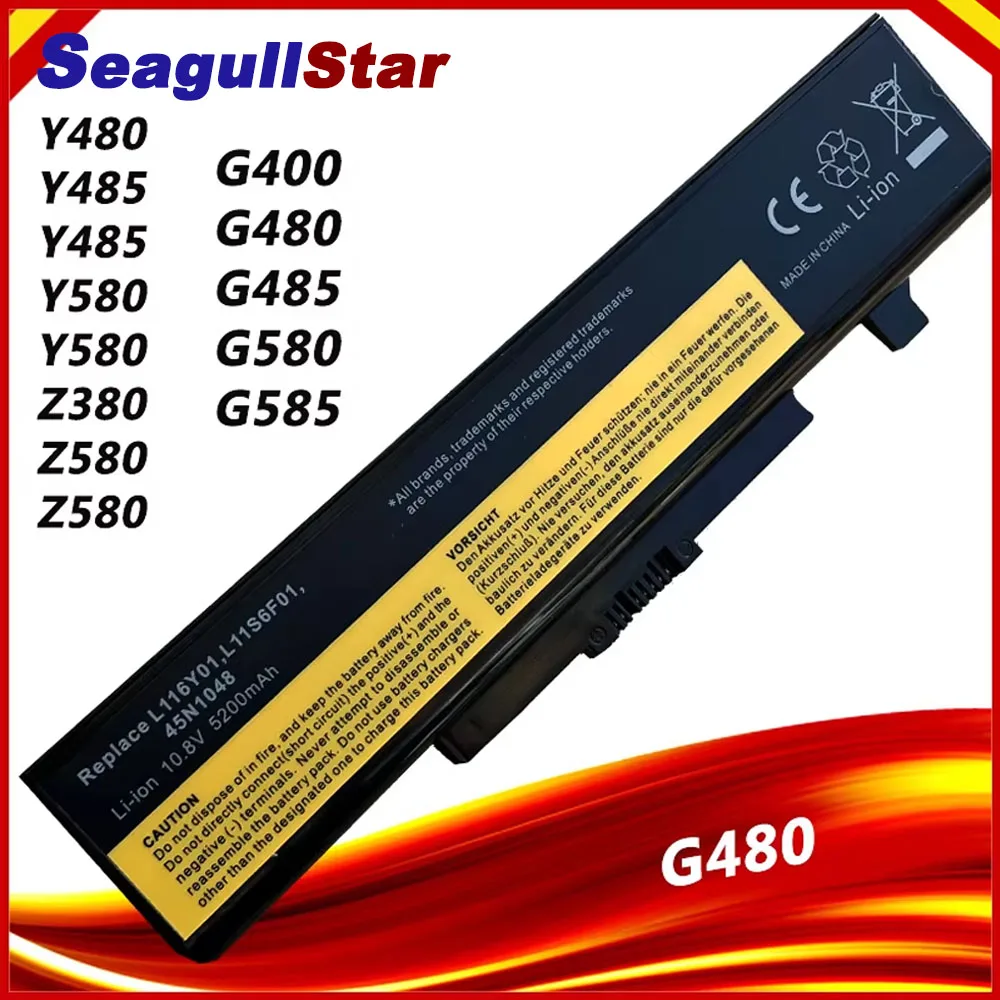 Batterie Neuve L11S6Y01 Pour Lenovo B580, G480, G500, G505, G510, G580, G585, G700, G710
