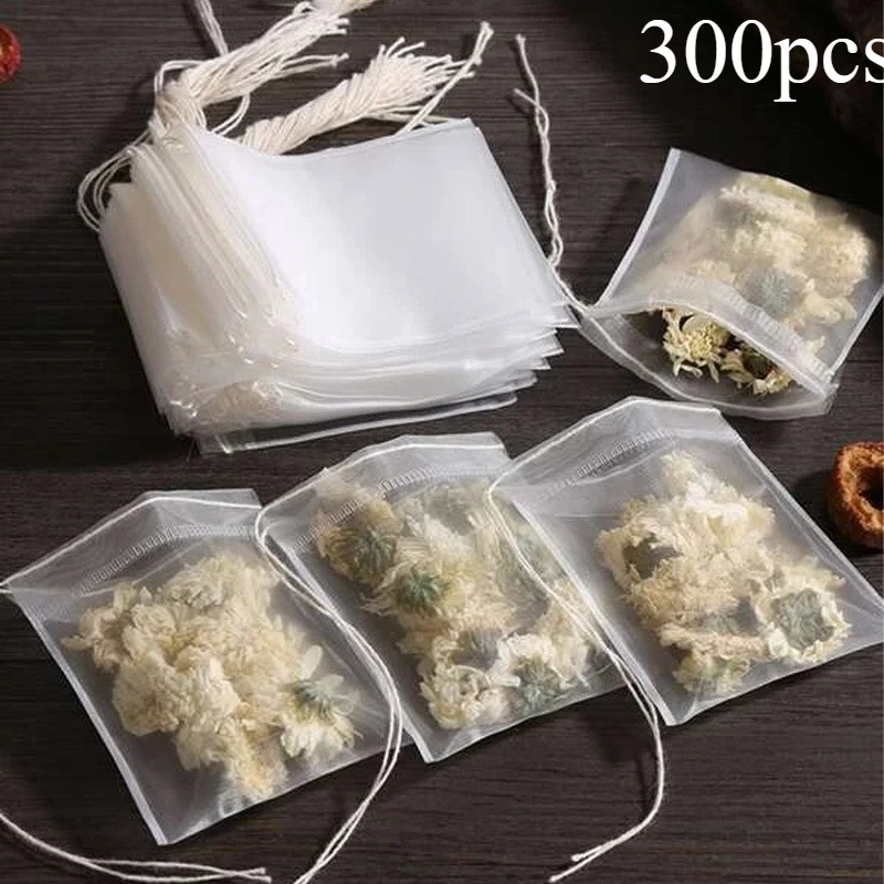 Eco-Friendly Non-Woven Transparent Disposable Tea Bags - Ideal