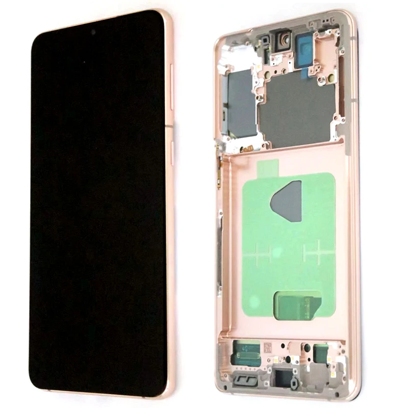 Original AMOLED Display with frame Replacement for SAMSUNG Galaxy S21 Plus 5G G996 G996B LCD Touch Screen S21 G991 G990F/DS screen for lcd phones good Phone LCDs