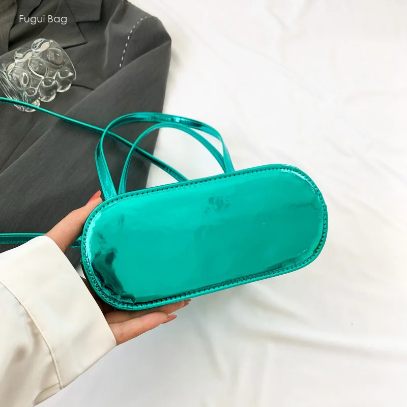 Women's Crossbody Bag Handbag One Shoulder Urban Versatile Fashionable and Trendy New Personalized Patent Leather