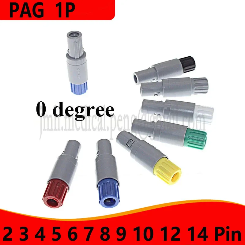 

PAG 1P 0 Degree Single Keyings 2 3 4 5 6 7 8 9 10 12 14 Pin Core Push-pull Self-locking Medical Plastic Male Plug Connector