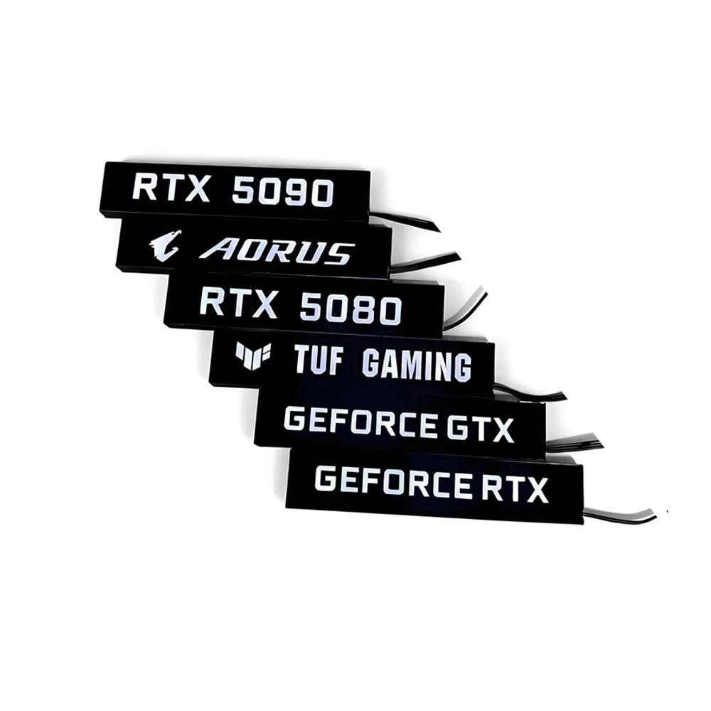 ARGB 5090 5080 GPU 조명 패널, RTX4090 4070 VGA 백플레이트, MOD 3090 비디오 카드 측면 플레이트, 게이머 캐비닛 Faith Lamp AURA SYNC