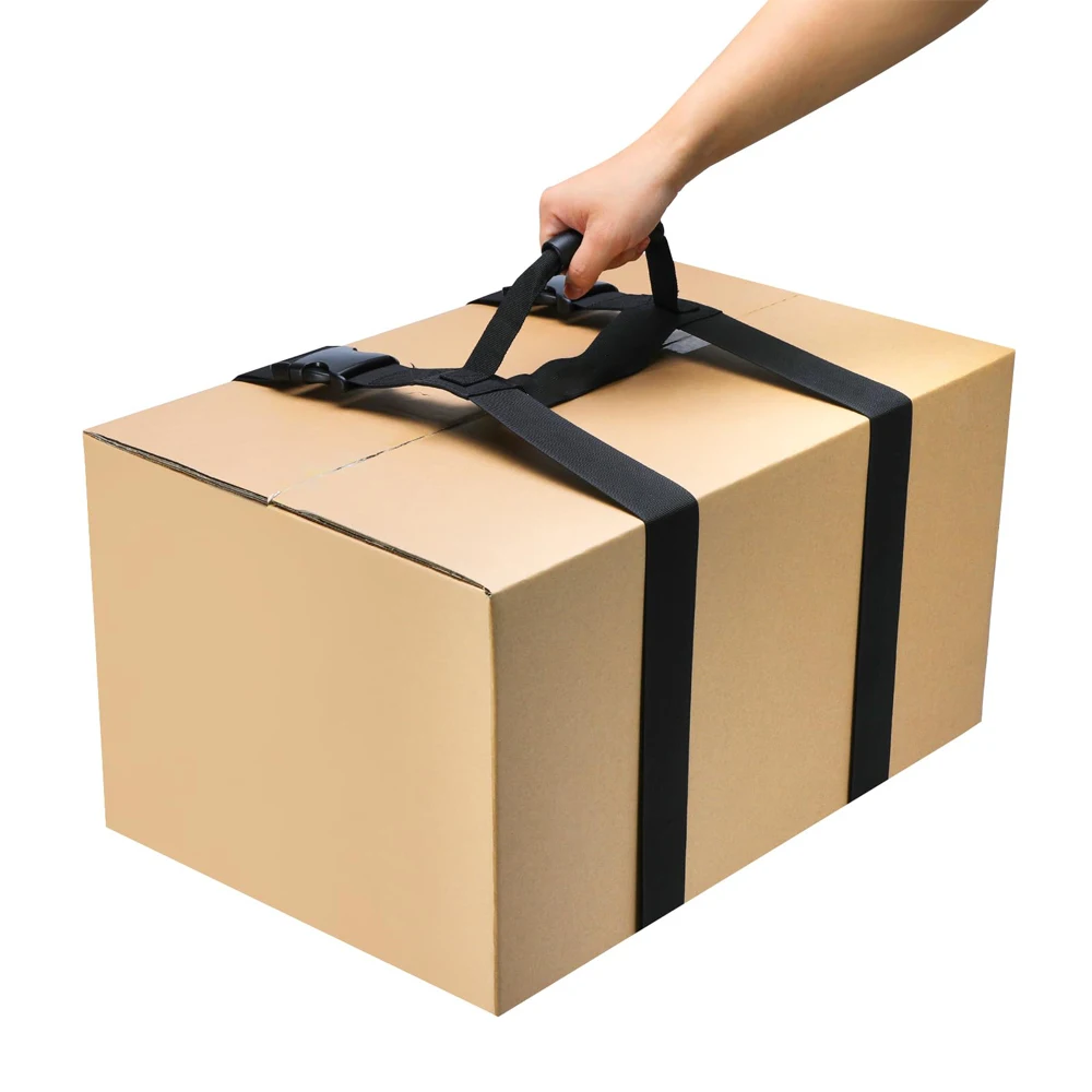 Heavy Object Lifting Belt Carry Rope Furniture Moving Belt Luggage Packing Straps Moving Straps Easier Conveying Boxes Luggage moving straps moving rope cargo strap furniture mover