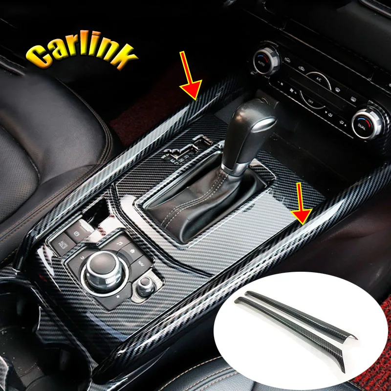 Para Mazda CX-5 2024 2023 2022 2021 2020 2019 2018 2017 Accesorios Auto  Interior Cubierta de consola central Panel de engranajes, cubierta de  perilla