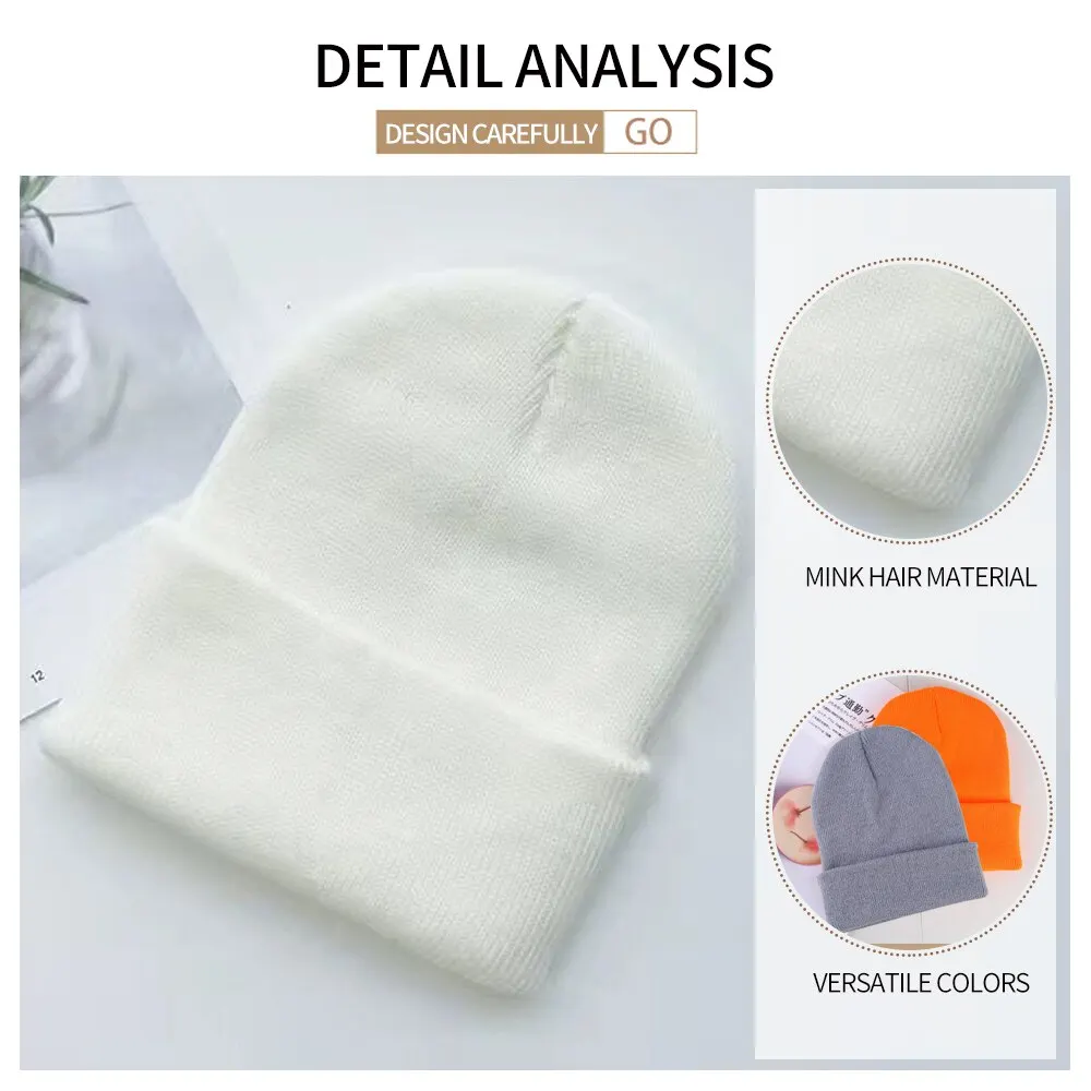 Unisex beanie muts gebreide wintermuts voor dames en heren_voghion.com