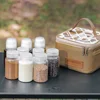 Outdoor Spice Shaker Seasoning Dispenser Spice Containers Camping Seasoning Bottle Camping Spice Kit Set with Travel Storage Bag 1