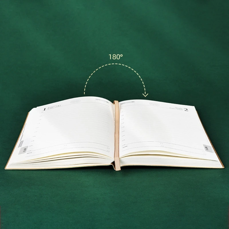 

G5AA 2022 Daily Planner Journal Appointment with Lined Daily Pages Hourly Timetable Ribbon for Business Staff