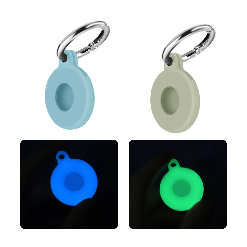 AirTag Case Silicone Protector Bumper Cover Buckle for Apple AirTags Tracker 1pc gps locator key finder anti lost tracker anti lose tracker item locator anti lost locator key chain locator