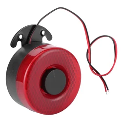 Enhanced Vehicle Backup Alarm with Sound and Light Warning System (Red)