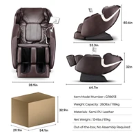 2 Year Warranty 4D SL Airbag Zero Gravity full body Massage Chair Home 3D Office Foot Roller Shiatsu Office Chair Massage Sofa 2