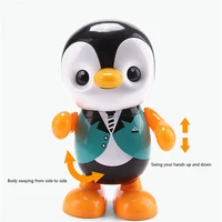 Baby Toys Lovely Smart Swing Dancing Penguin Early EQ Education Music and Learning Walking Singing Flashing LED Lights 1
