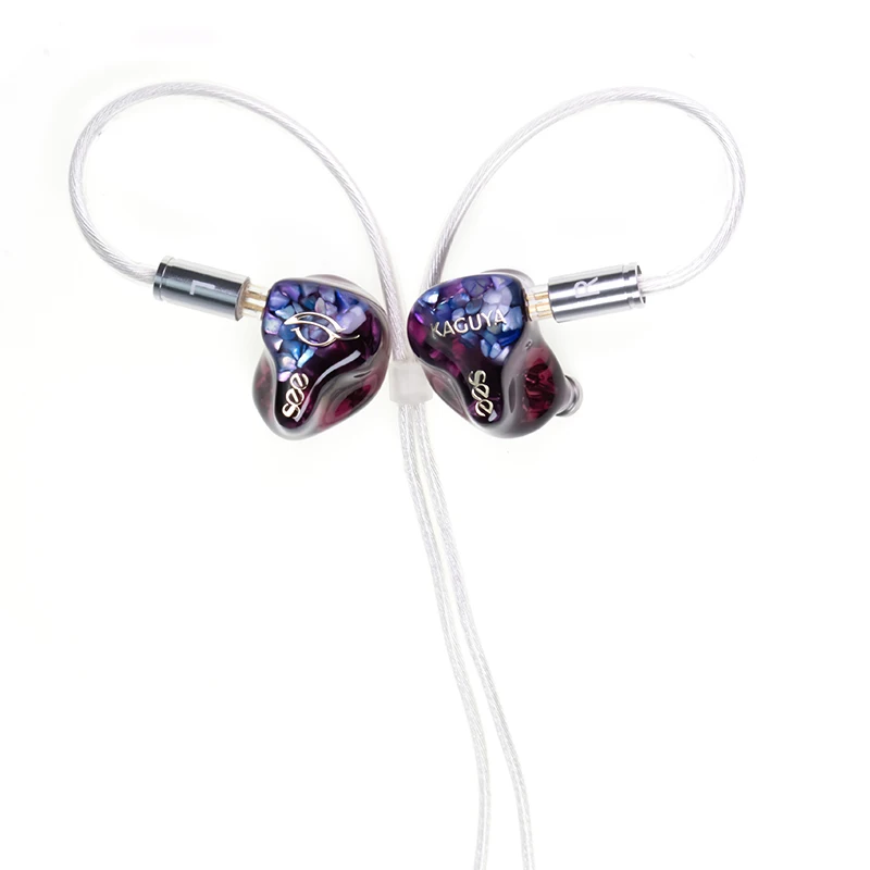 SeeAudio KAGUYA 4BA + 4EST 有線イヤホン See Audio Kaguya 4BA + 4EST In-Ear Monitors IEMs Earphone