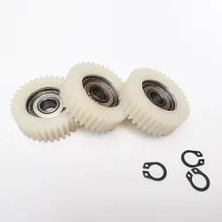 Electric Bike Nylon Gear Set with Bearings and Wheel Hubs - Pack of 3 - 47.5x13.5mm 36T