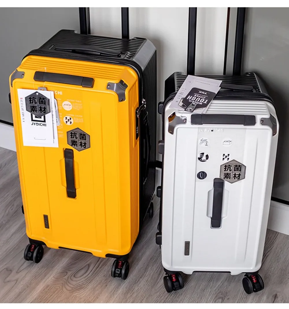 Large Capacity 26 Inch Luggage Travel Trolley Case Suitcase Bag Storage Box Baggage Brake Mute Universal Wheel Customs Lock Bags