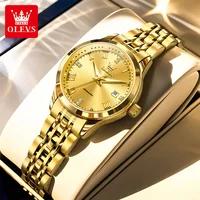 OLEVS 7062 Women Watch Luxury Brand Automatic Mechanical Watch Original Fashion Roman Scale Calendar Waterproof Women Watch Relo