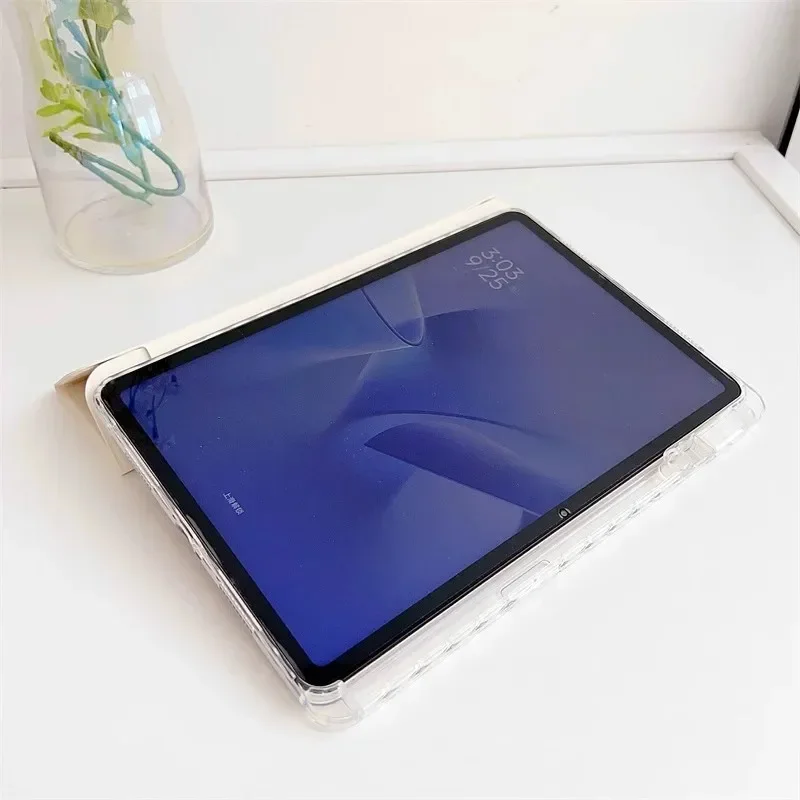 Acrylic Back Tablet Cover with Awake/Sleep Feature, Compatible with Various Models
