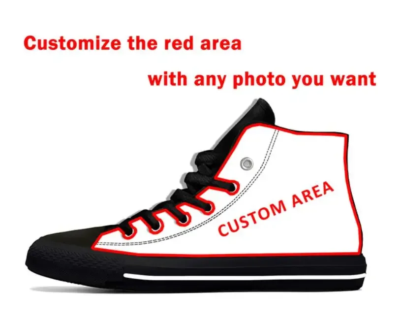 Hot Summer Rock Band Man Woman Genesis Canvas Shoes Lightweight Casual High Help Classic Latest Board Shoes Fashion Sneakers