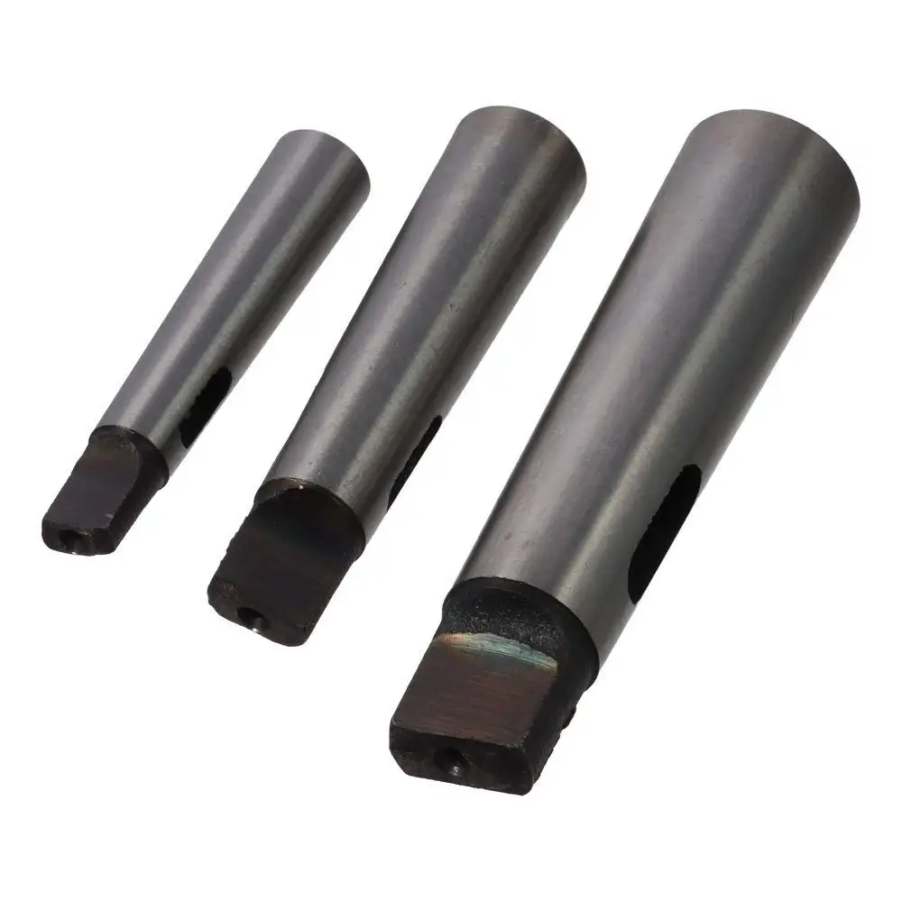 3PCS MT1-MT2 MT-2-MT3 MT3-MT4 Taper Adapter Morse Reducing Drill Chuck Sleeve Flat head drill Lathe Milling Part