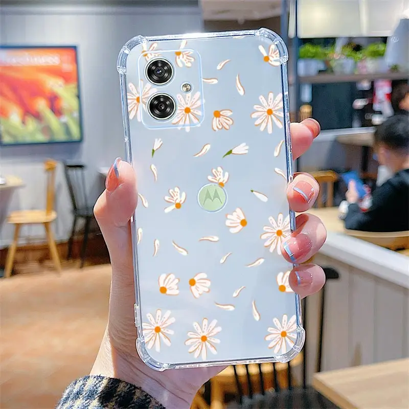 World of Flowers Transparent Phone Case - Floral Design Cover