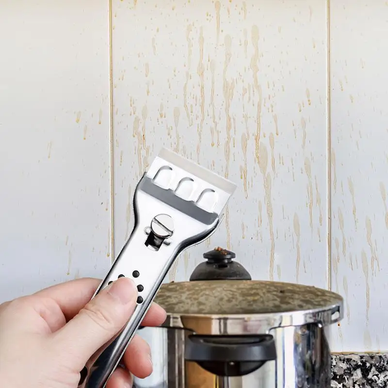 Glass Scraper Ceramic Induction Kitchen Cooktops Cleaning Spatula