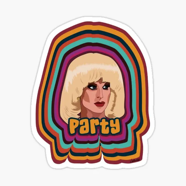

Наклейки Katya Zamolodchikova для багажа, 5 шт.