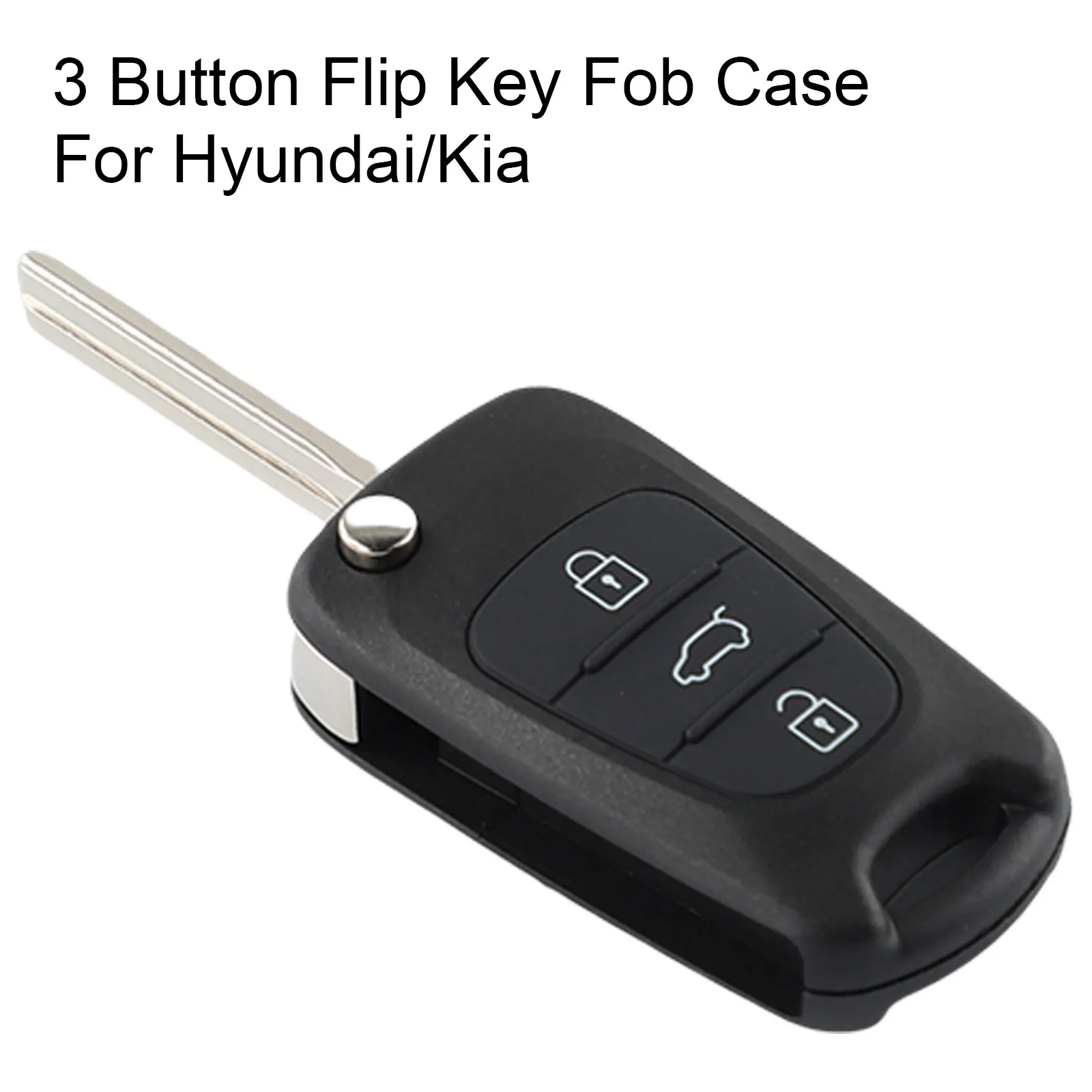 Key Case Fob Cover Key Cover Folding Car Key Shell Car Key Shell 3 Button Remote Control Key Case Car Key Shell For Kia Ceed RIO Sportage Picanto For Hyundai I20 I30 X35 IX20 for Veloster