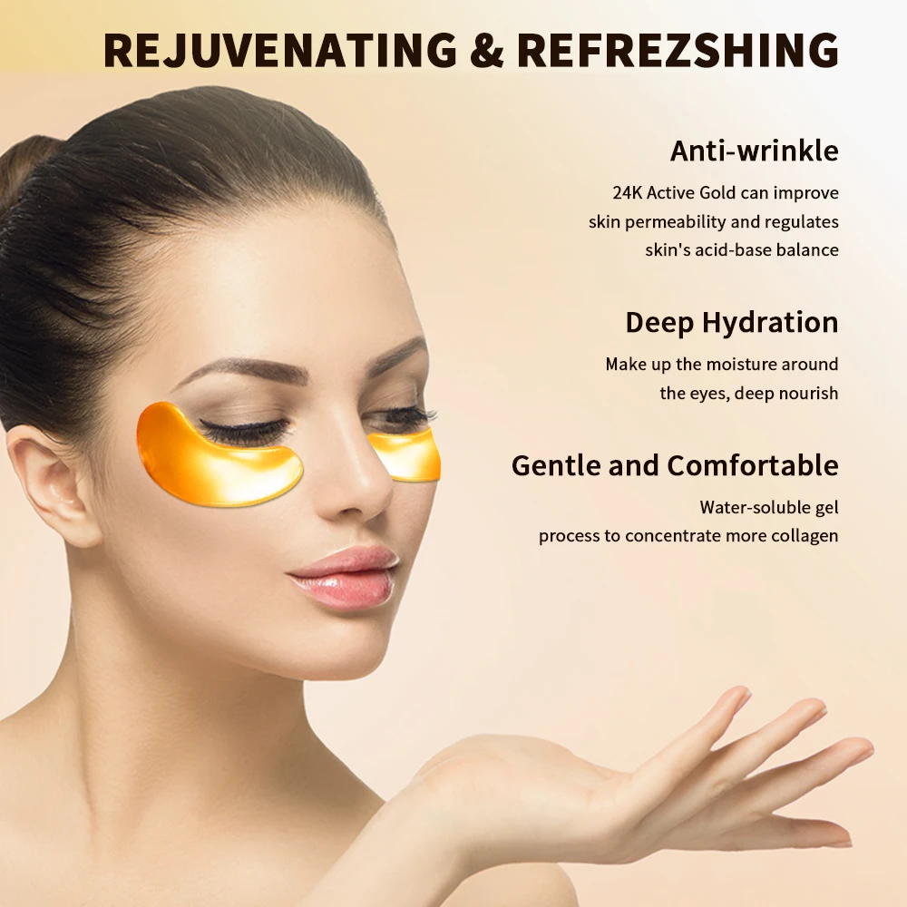 Рисунок 4 - 5 пар, Коллагеновые патчи для области вокруг глаз