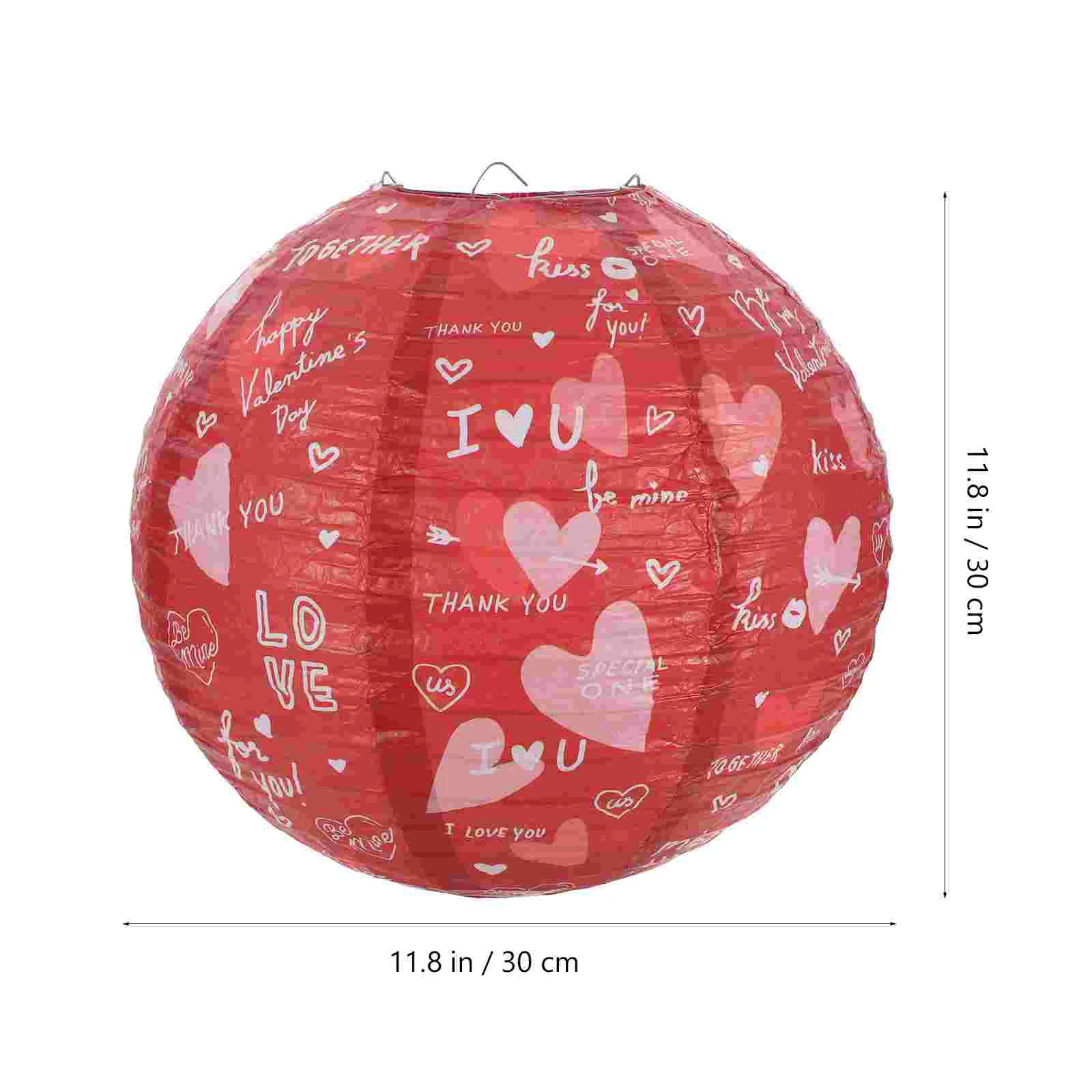 Рисунок 3 - Бумажные фонари на День святого Валентина