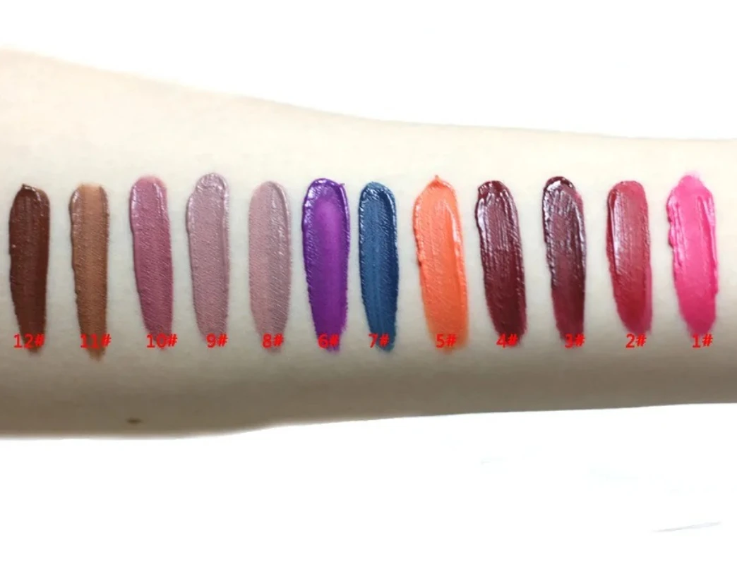 Makeup Waterproof batom Tint Lip Gloss Red Brown Nudes Long Lasting Liquid Matte Makeup Lipstick lip makeup lip glaze lip tint lip gloss lip lacquer lip stain