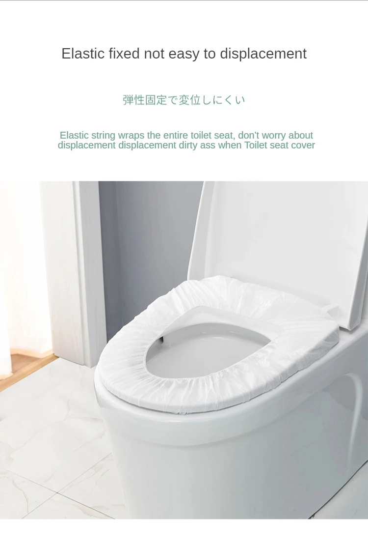 Funda de asiento de inodoro impermeable desechable de Japón, cojín de WC de  Hotel, embalaje Individual engrosado, cubierta de inodoro de viaje, blanco  - AliExpress