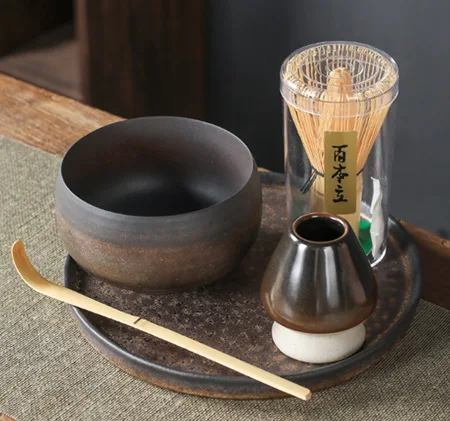 

Японский набор кистей маття Baibenli, чашка для чая с чашкой, чашка для молока и чая маття, инструмент для заказа чая, чайный набор, запасные части