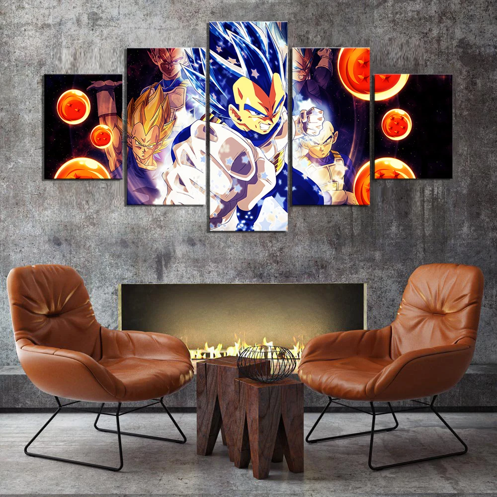 Dragon Ball Goku Vegeta Picture Frame 3D Paper Art Decorative