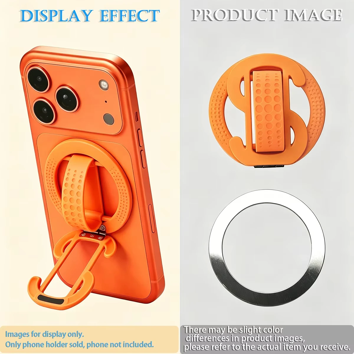 Magnetic Foldable Phone Holder with 360° Rotation
