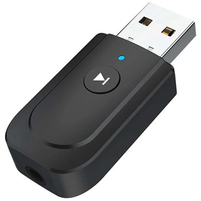 USB Bluetooth 5 0 адаптер 3 в 1 беспроводной музыкальный аудио приемник передатчик мм AUX