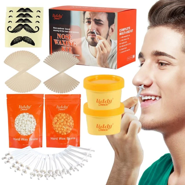 LIDDY Nose Ear Hair Removal Wax Kit Painless & Easy Waxing 50g