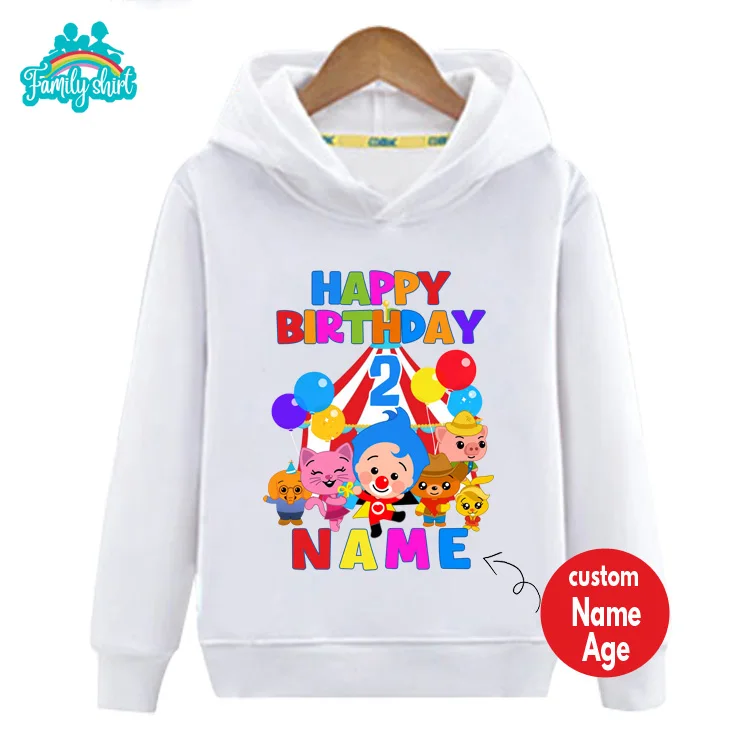Family Matching Sets Sweatshirt Hoodies Mommy Daddy Family Hoodies Brother Sister Birthday Party Custom Name Clothing 5