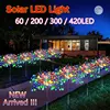 Super Bright 420LED Solar Fireworks Lights 8 Lighting Mode Outdoor Solar LED Light 300/200/60LED Lawn Lamp For Garden Decoration 1