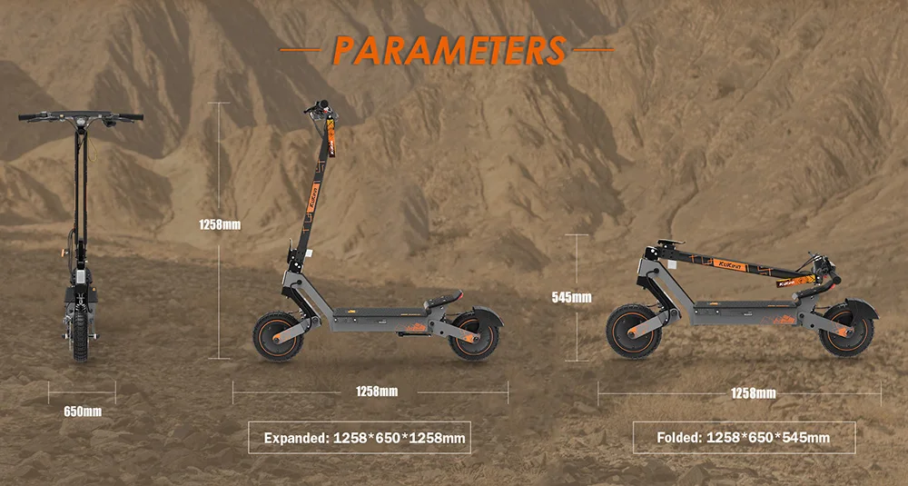 KuKirin G2 Ultra Folding Electric Scooter 800W*2 Motor E-Scooter 48V 18Ah Battery 10 inch Tires 50km/h Max Speed 55km Max Range S121222c14c854acaaf64d461c49c45ffG