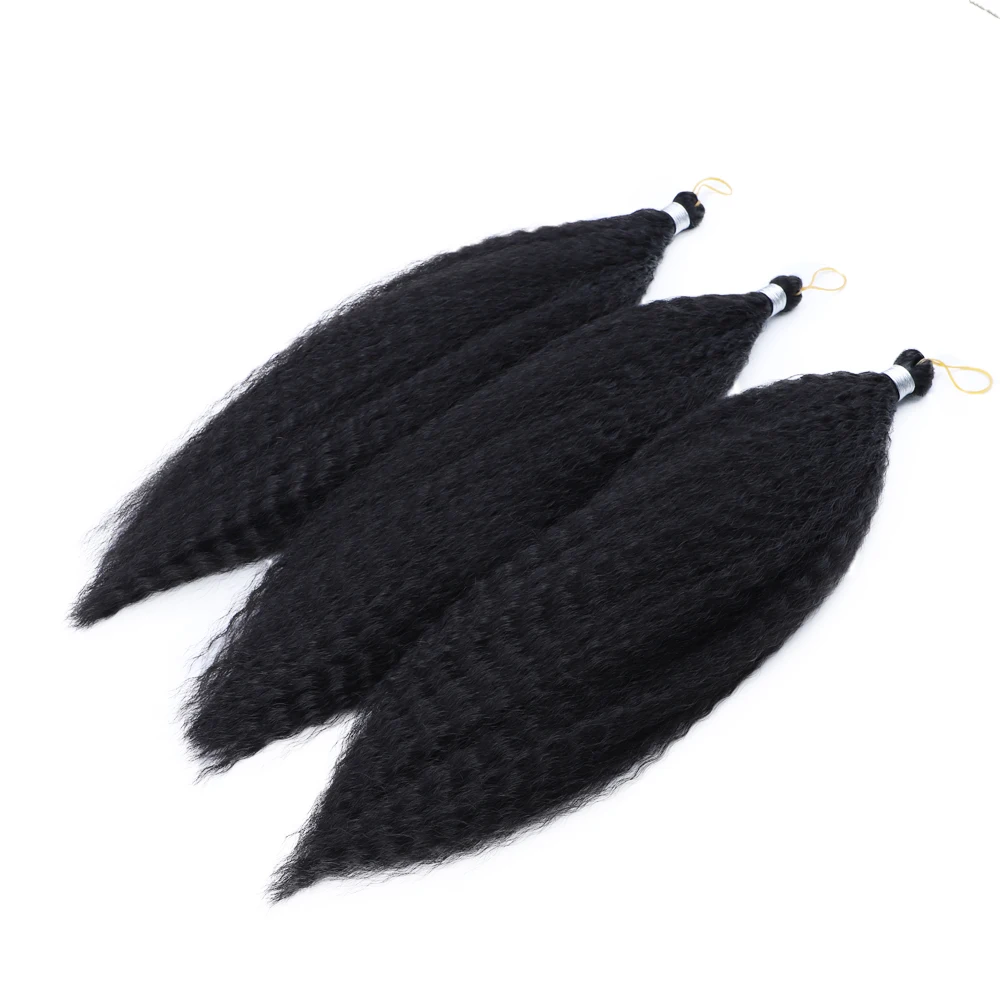 Capelli sintetici all'uncinetto trecce Afro crespi ricci all'uncinetto per le donne estensioni dei capelli finti ricci estensioni dei capelli intrecciati sintetici - immagine 5