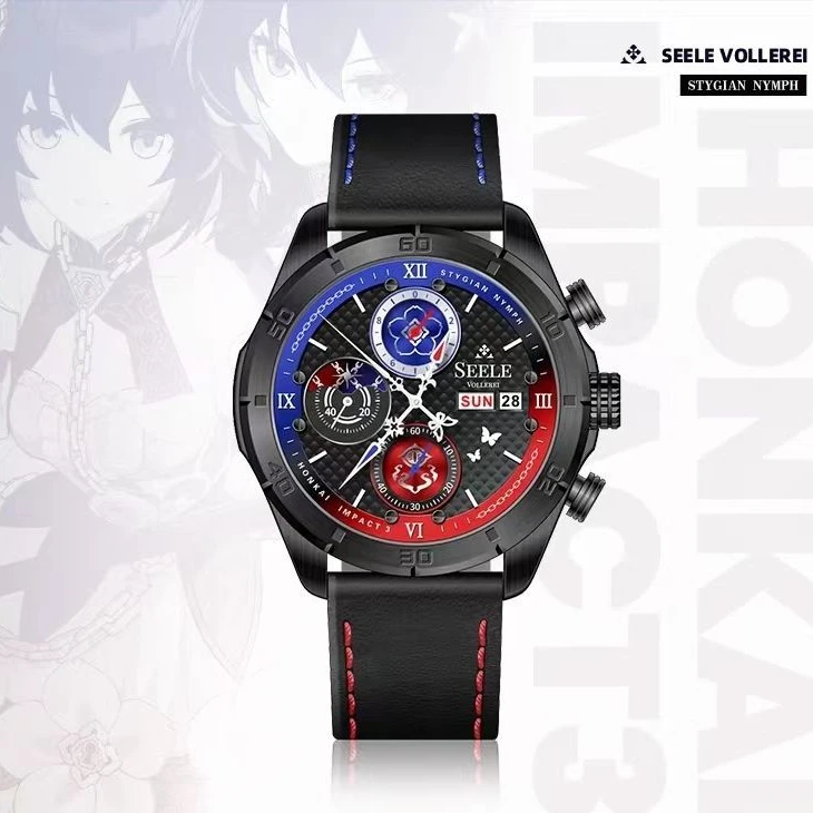 

Official Anime Game Honkai Impact 3 Seele Vollerei Twins On The Other Side Watch Fashion Cosplay Gift Theme Custom Quartz