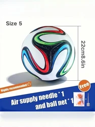 Professional Adult Soccer Ball - Match Size 5, Enhanced Durability (SIZE 5)