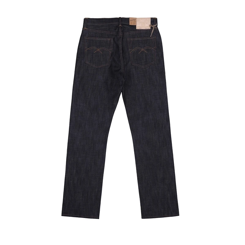 BOB DONG 15oz Selvedge Jeans Pocket Design Raw Denim Men's Pants Straight Leg 2