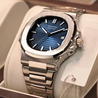 ROCOS Men's Automatic Mechanical Watches Nautilus Waterproof Steel Strip WristWatch Luxury Casual Elegant Sports Watch R0139 1