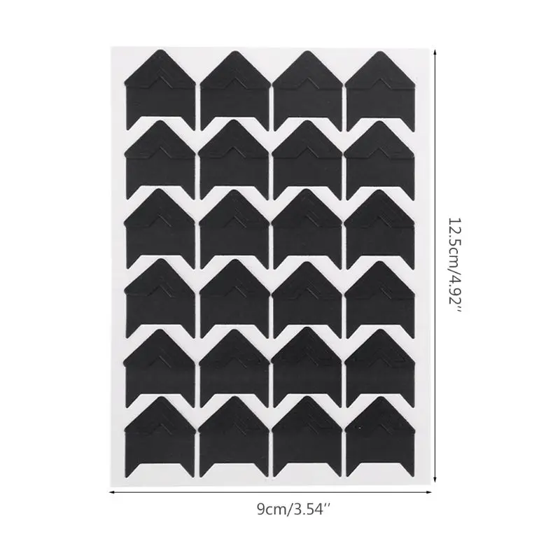 2023 새로운 240 조각 코너 스티커 DIY 앨범을위한 자기 접착 사진 장착 스티커