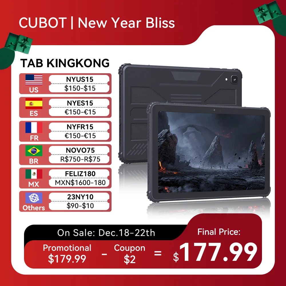 Cubot-TAB-KINGKONG-resistente-tablet-Android-13-resistente-al-agua-IP68 ...